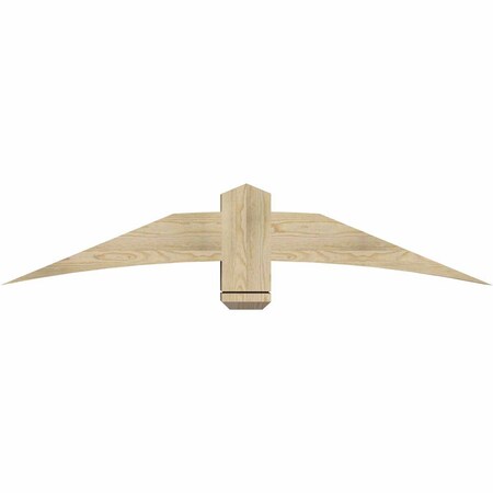 Ekena Millwork Bellingham Rough Sawn Timber Gable Bracket, Douglas Fir, 60"W x 12"H x 6"D x 6"F, 5/12 Pitch GBW060X12X0606BEL00RDF